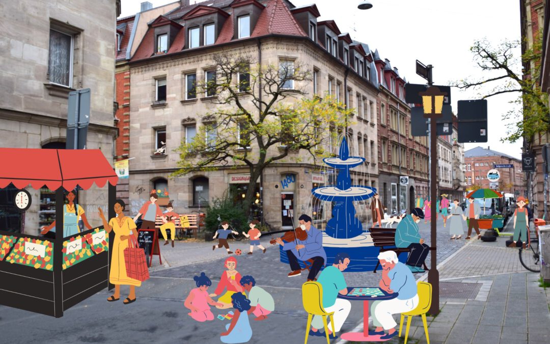 Workshop „Ein Weniger an Parkplätzen für ein Mehr an Aufenthaltsqualität: Das Superblock-Projekt in Gostenhof“